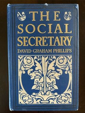 "The Social Secretary" First Edition Antique Hardcover Book 1905